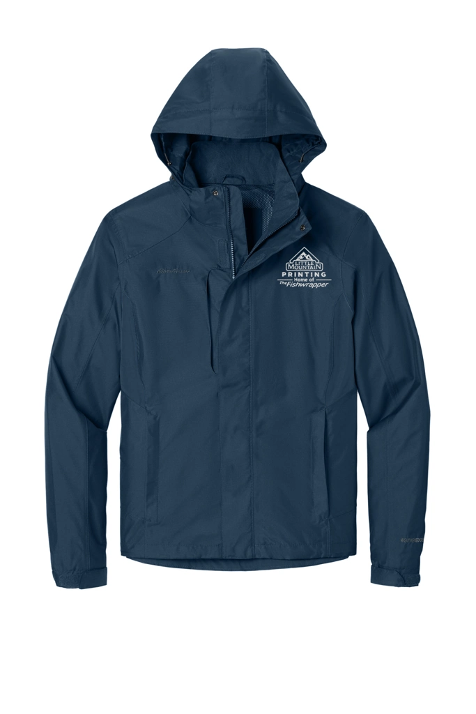 Variant Image for EB550 - Eddie Bauer® Rain Jacket - LMP - 1 Color - White - Website Little Mountain Printing