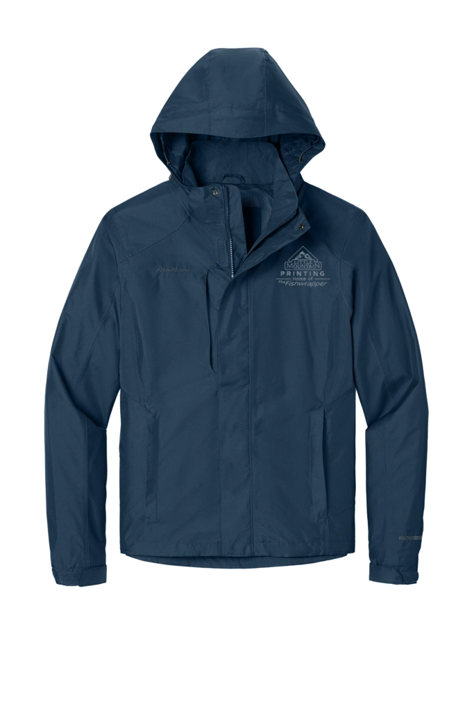 Variant Image for EB550 - Eddie Bauer® Rain Jacket - LMP - 1 Color - Tone on Tone - Website Little Mountain Printing