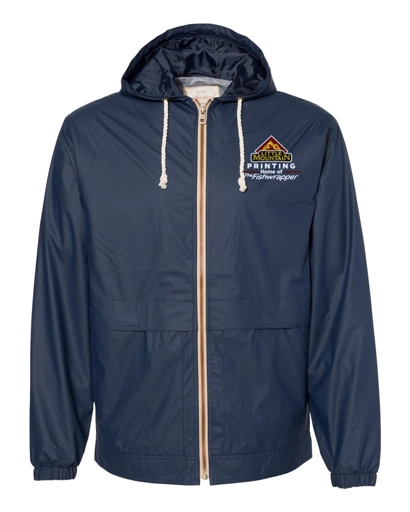 Variant Image for 193910 - Weatherproof Unisex Vintage Hooded Rain Jacket - LMP - 3-Color White - Website Little Mountain Printing