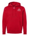 Variant Image for 6014161 - Under Armour Men's Team Icon Fleece Hooded Sweatshirt - LMP - 1 Color - White - Website Little Mountain Printing
