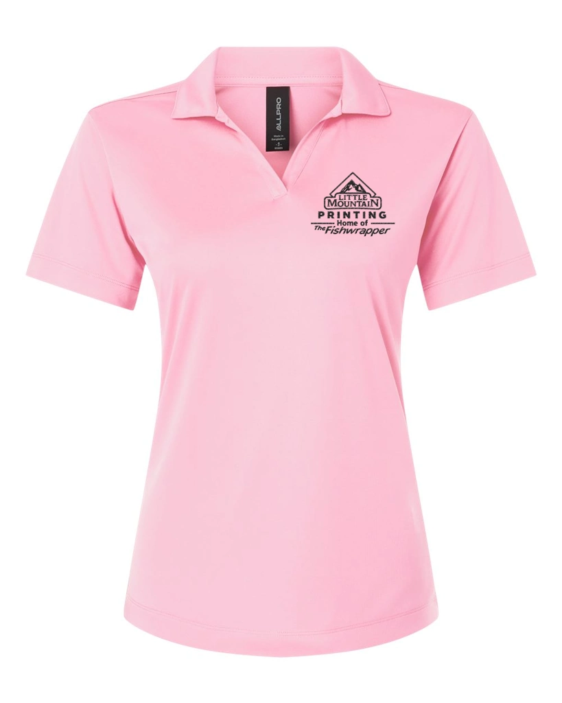 Variant Image for 41800Y - AllPro Women's Pro-Lock Performance Polo - LMP - 1 Color - Black - Website Little Mountain Printing