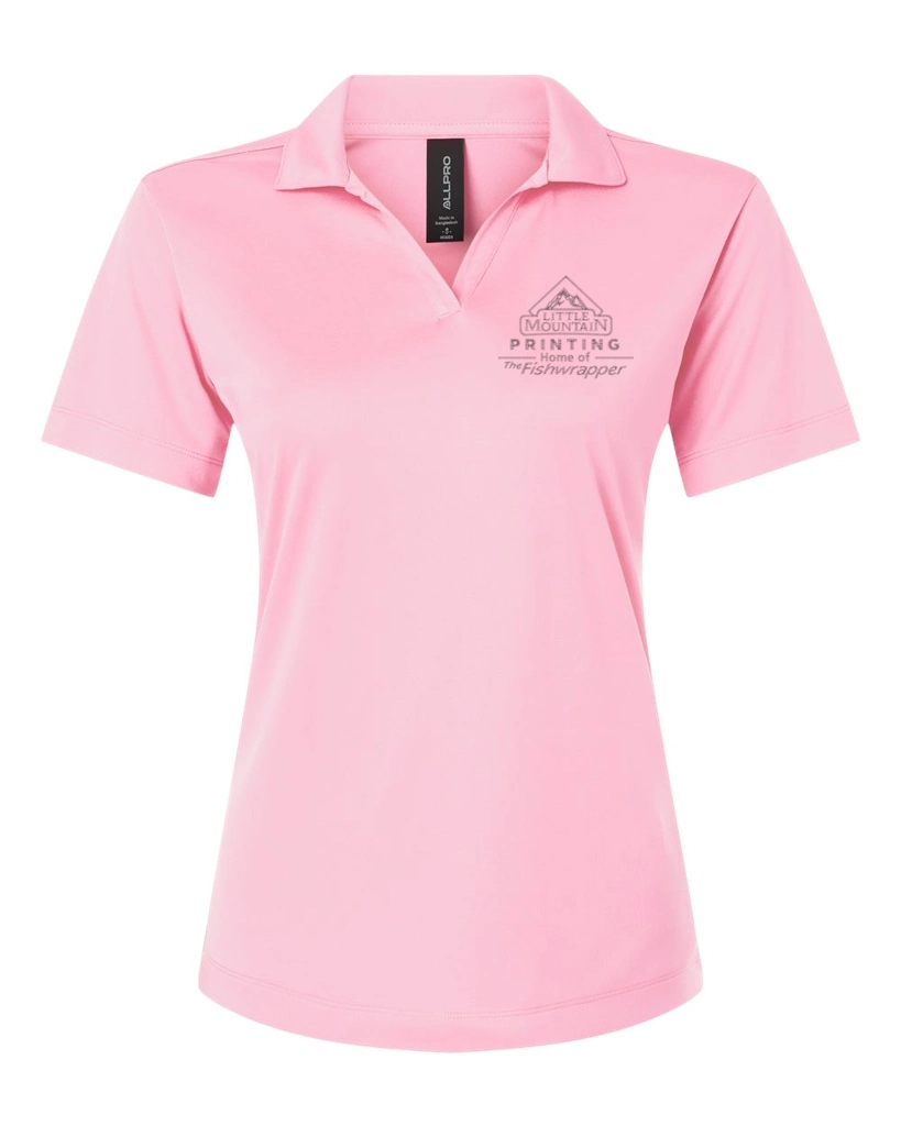 Variant Image for 41800Y - AllPro Women's Pro-Lock Performance Polo - LMP - 1 Color - Tone on Tone - Website Little Mountain Printing