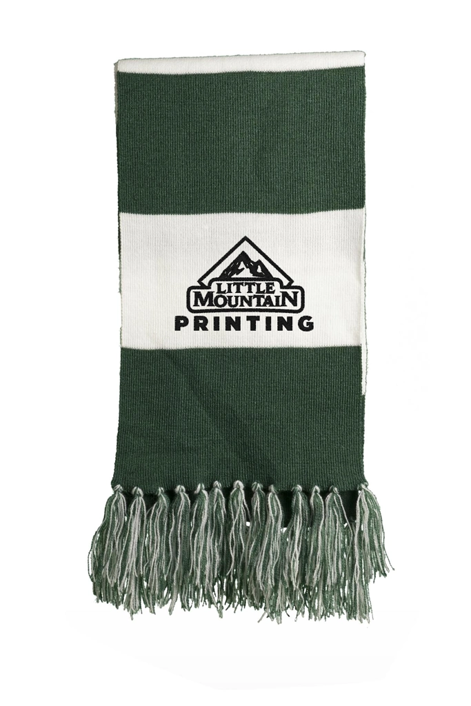 Variant Image for STA02 - Sport-Tek® Spectator Scarf - LMP Only - NBlack E - Website Little Mountain Printing