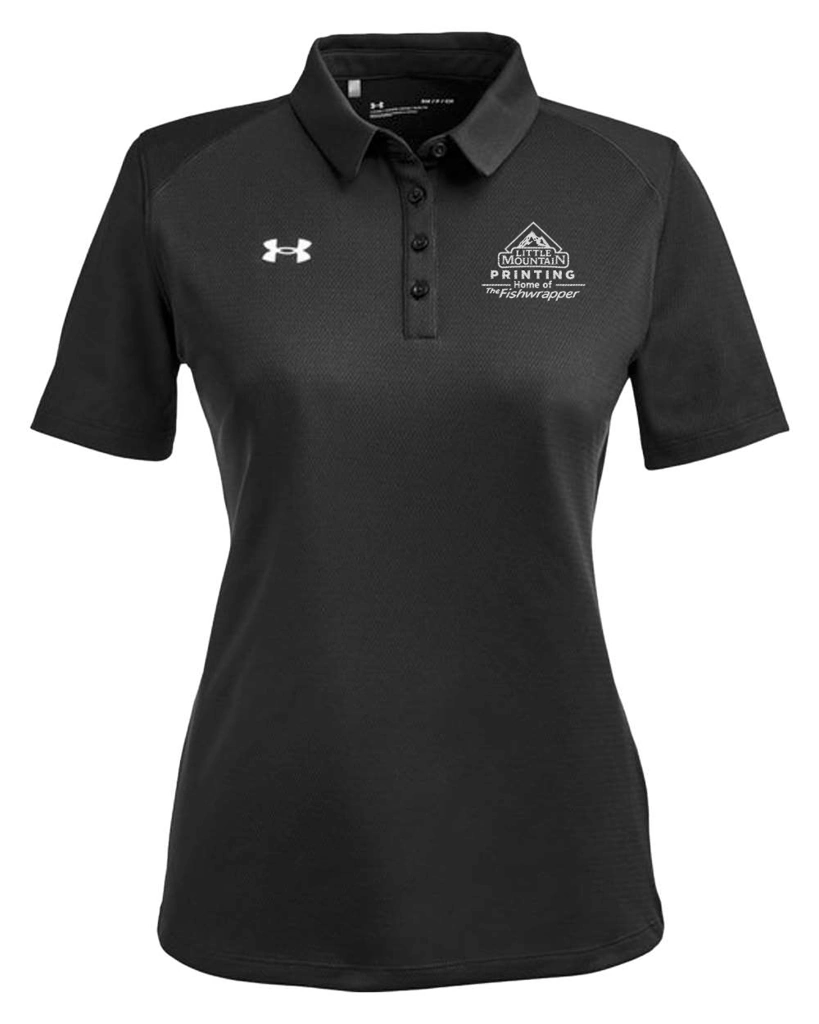 Color Image for 1370431 - Under Armour Women's Tech™ Polo - Black/ White - LMP - 1 Color White