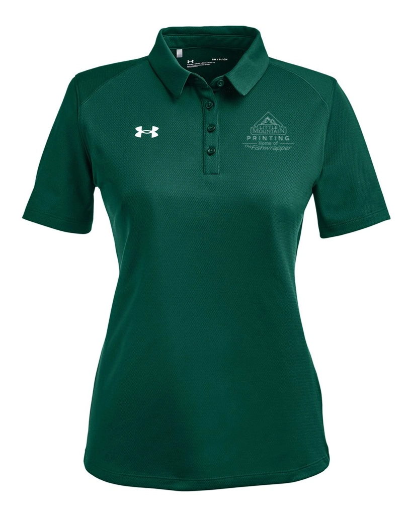 Variant Image for 1370431 - Under Armour Women's Tech™ Polo - LMP - 1 Color - Tone on Tone - Website Little Mountain Printing