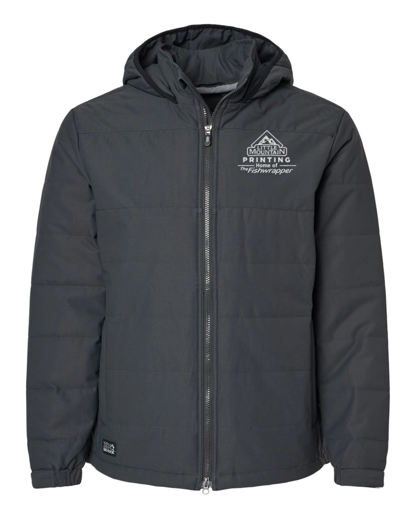 Variant Image for 5323 - DRI DUCK Men's Quantum Puffer Jacket - LMP - 1 Color - White - Website Little Mountain Printing