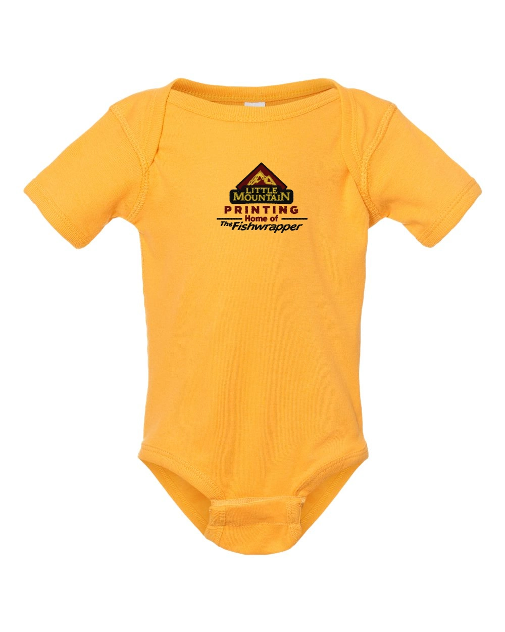 Variant Image for  4400 - Rabbit Skins Infant Baby Rib Bodysuit - LMP - 3 Color - Maroon,Black,Gold - Website Little Mountain Printing