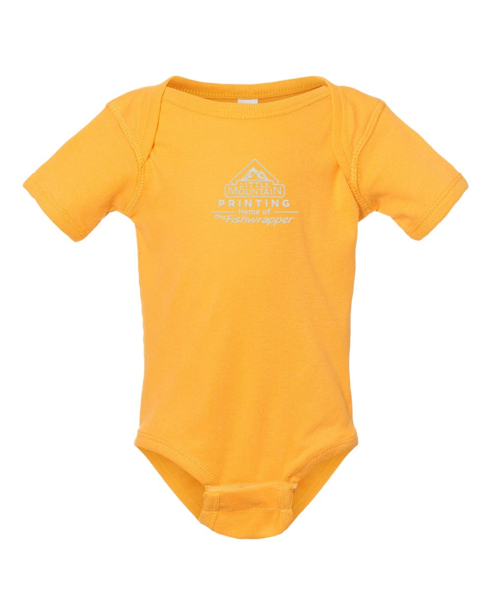 Variant Image for  4400 - Rabbit Skins Infant Baby Rib Bodysuit - LMP - 1 Color - White - Website Little Mountain Printing