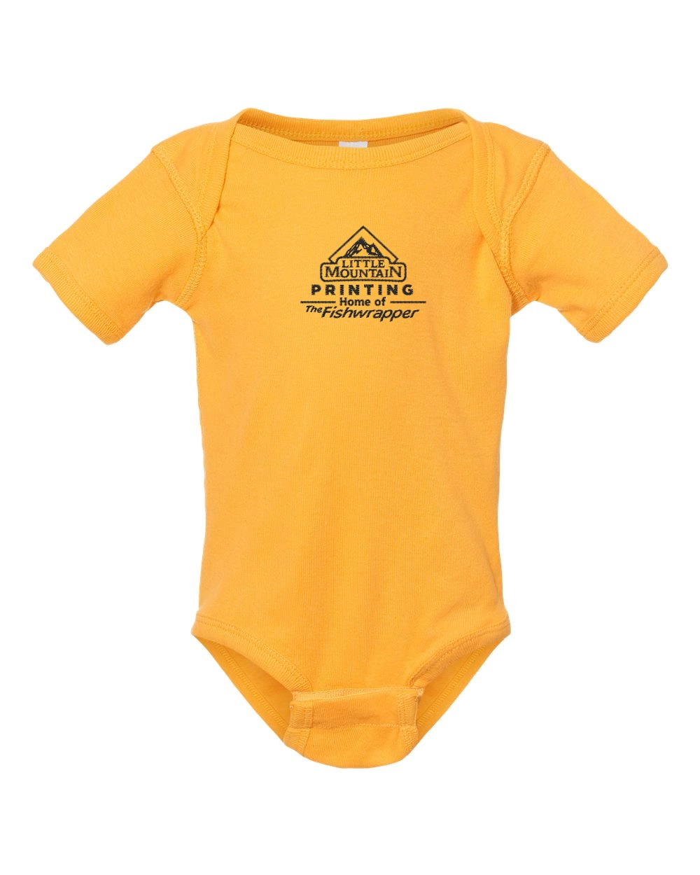 Variant Image for  4400 - Rabbit Skins Infant Baby Rib Bodysuit - LMP - 1 Color - Black - Website Little Mountain Printing