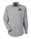 Variant Image for DG536 - Devon & Jones Men's CrownLux Performance® Gingham Dress Shirt - LMP - 3-Color Black - Website Little Mountain Printing