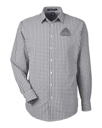 Variant Image for DG536 - Devon & Jones Men's CrownLux Performance® Gingham Dress Shirt - LMP - 1 Color - Black - Website Little Mountain Printing