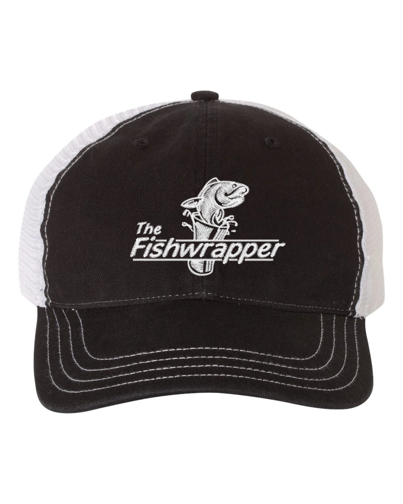Variant Image for 111 - Richardson - Garment-Washed Trucker Cap - FW - 1 Color White - Website Little Mountain Printing