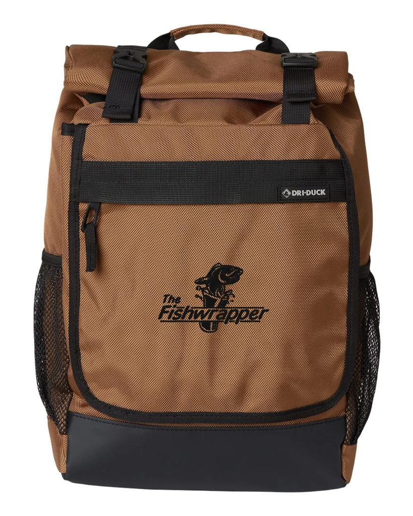 Variant Image for 1410DD - Dri Duck - Roll Top Backpack - FW - 1 Color Black - Website Little Mountain Printing