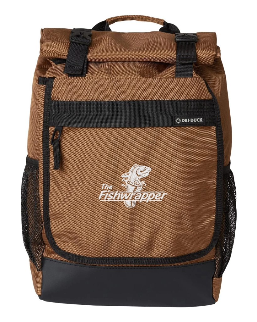 Variant Image for 1410DD - Dri Duck - Roll Top Backpack - FW - 1 Color White - Website Little Mountain Printing