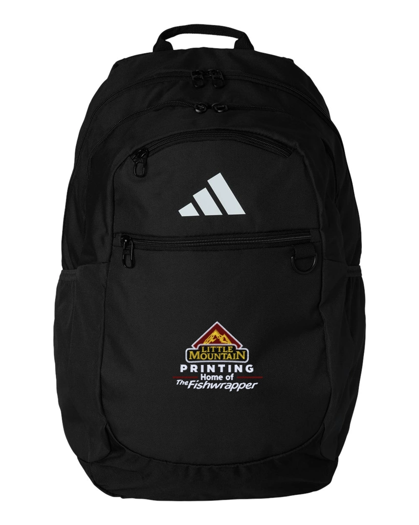 Variant Image for AB606 - Adidas - Striker 3 Backpack - LMP - 3-Color White - Website Little Mountain Printing