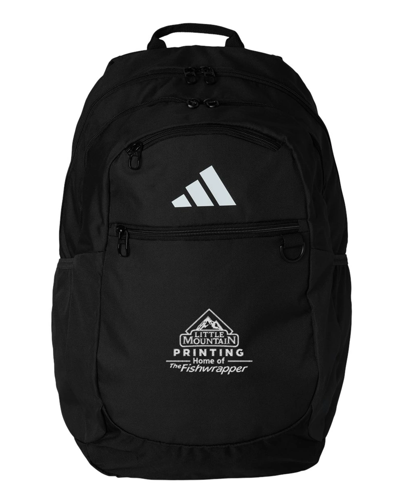 Variant Image for AB606 - Adidas - Striker 3 Backpack - LMP - 1 Color - White - Website Little Mountain Printing