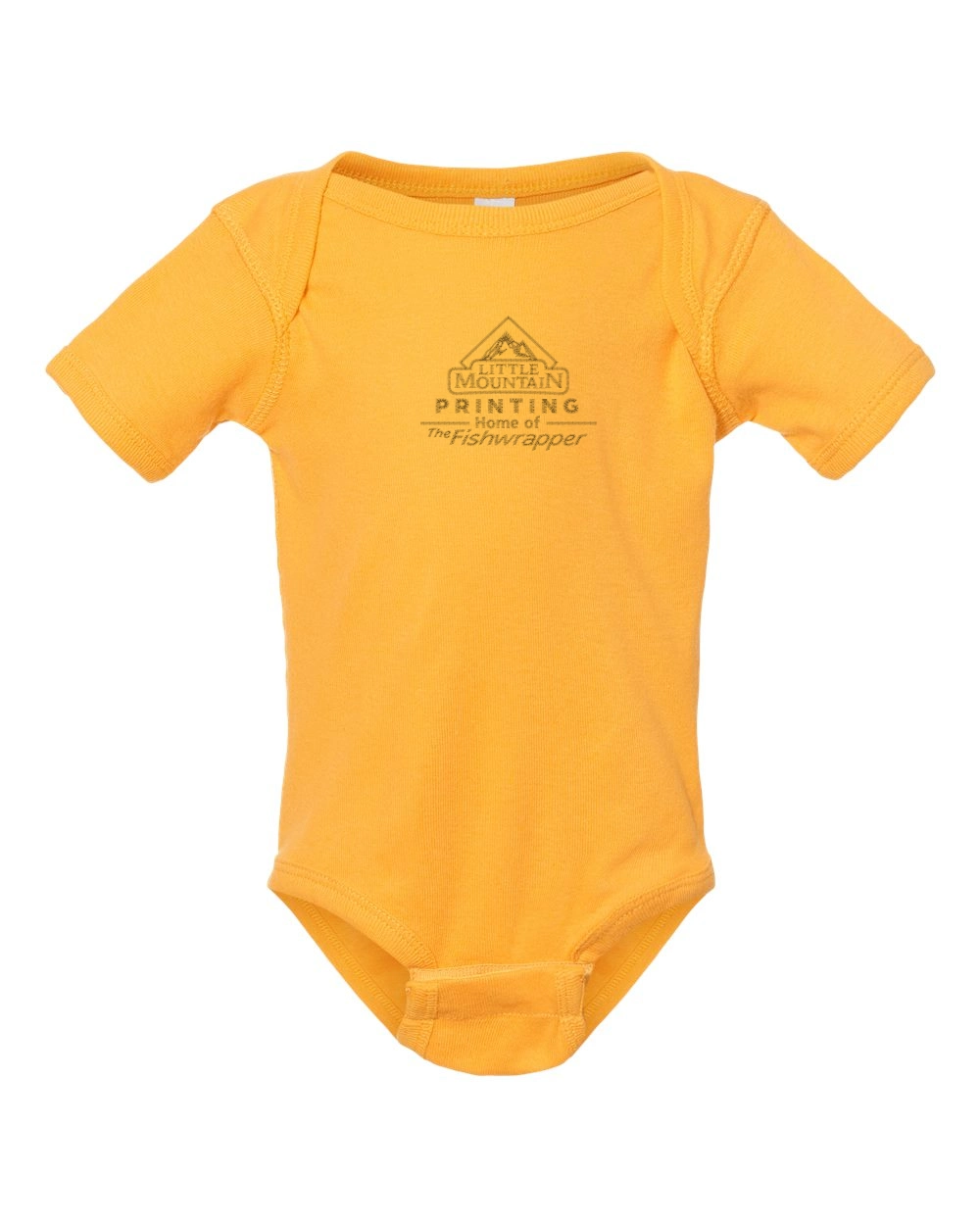 Variant Image for  4400 - Rabbit Skins Infant Baby Rib Bodysuit - LMP - 1 Color - Two Tone - Website Little Mountain Printing