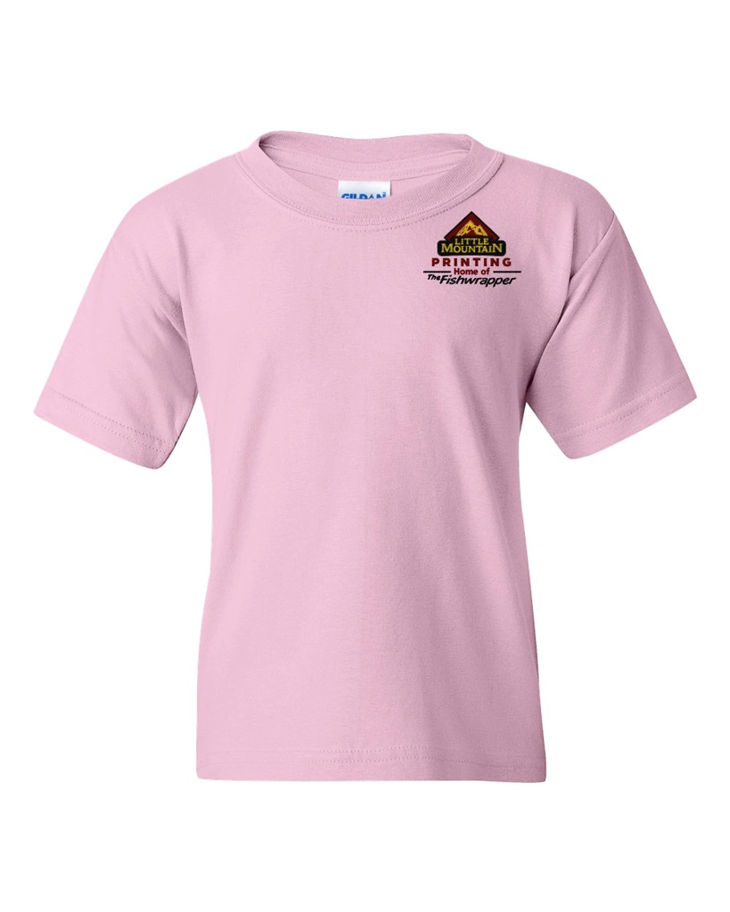 Variant Image for 5000B - Gildan Heavy Cotton™ Youth T-Shirt - LMP - 3 Color - Maroon,Black,Gold - Website Little Mountain Printing