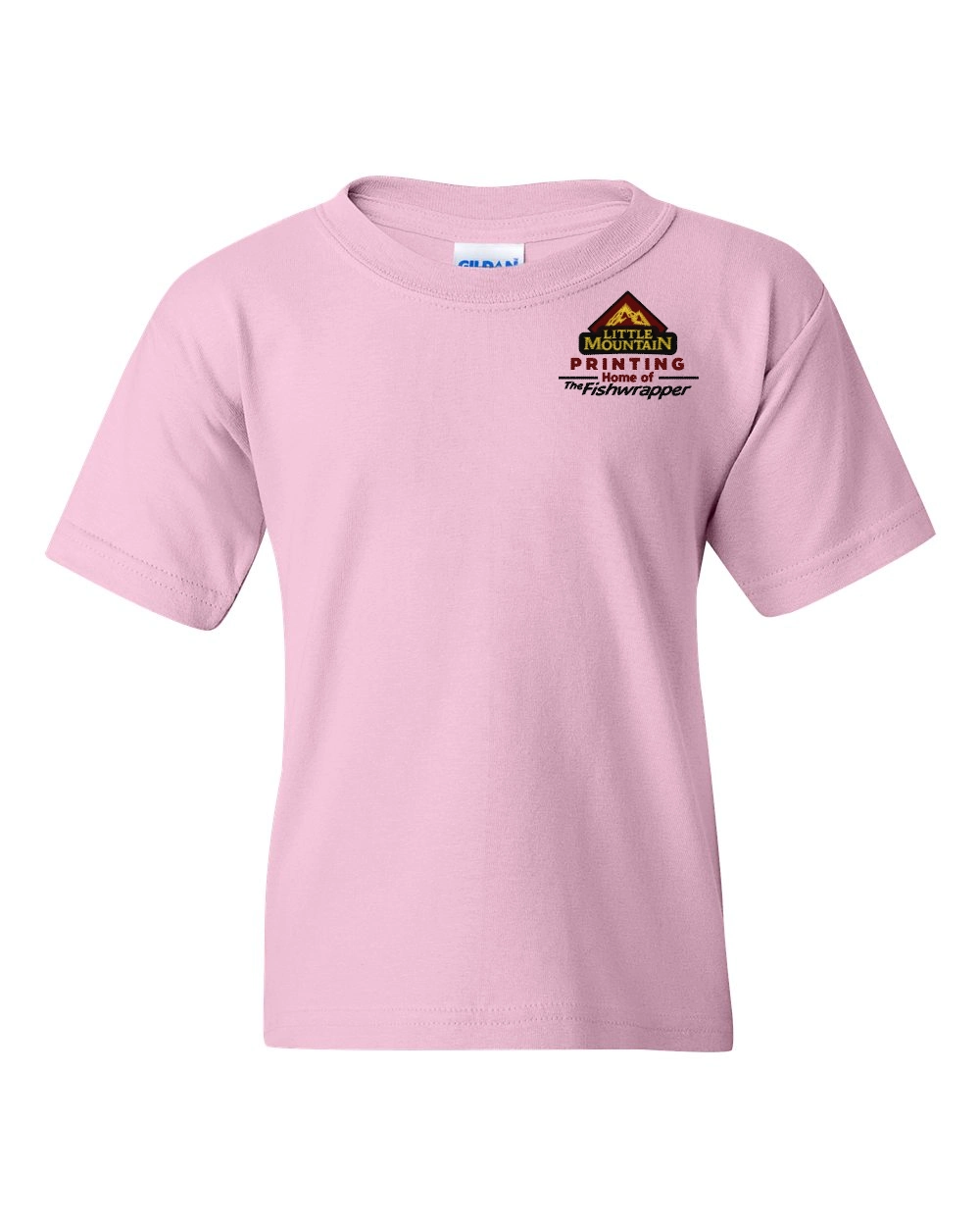 Variant Image for 5000B - Gildan Heavy Cotton™ Youth T-Shirt - LMP - 3 Color - Maroon,Black,Gold - Website Little Mountain Printing