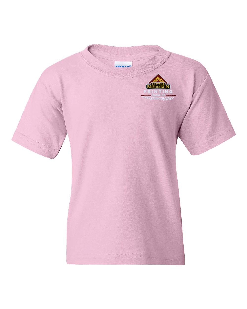 Variant Image for 5000B - Gildan Heavy Cotton™ Youth T-Shirt - LMP - 3 Color - Maroon,White,Gold - Website Little Mountain Printing