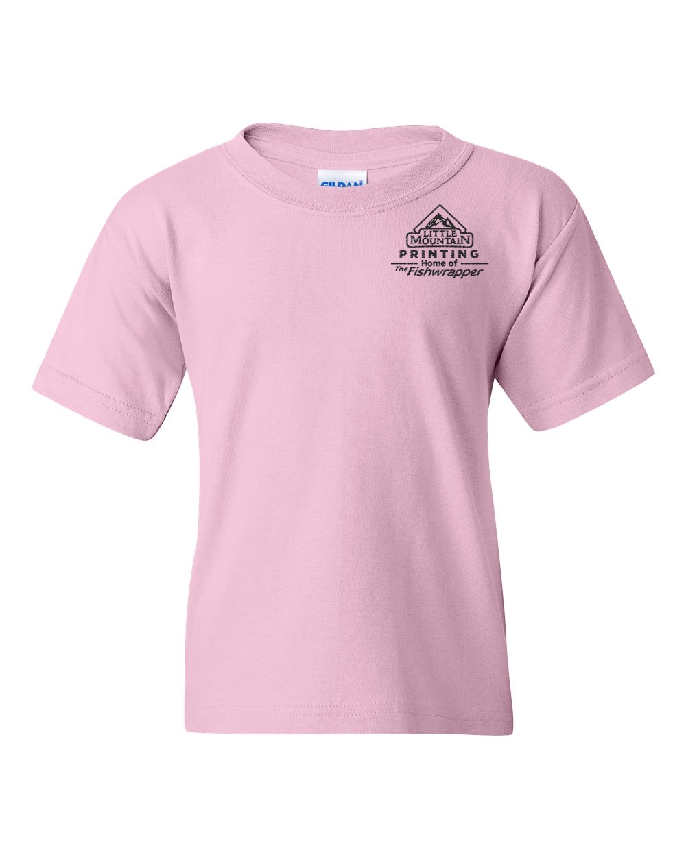 Variant Image for 5000B - Gildan Heavy Cotton™ Youth T-Shirt - LMP - 1 Color - Black - Website Little Mountain Printing