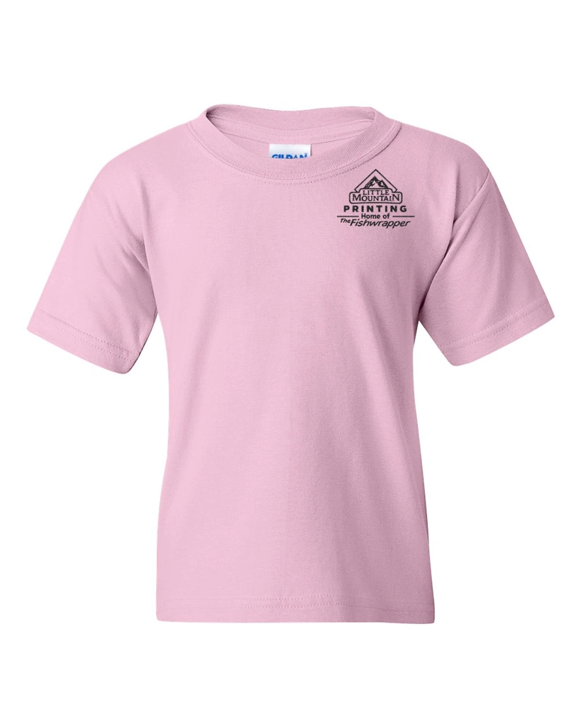 Variant Image for 5000B - Gildan Heavy Cotton™ Youth T-Shirt - LMP - 1 Color - Black - Website Little Mountain Printing