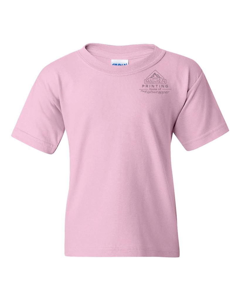 Variant Image for 5000B - Gildan Heavy Cotton™ Youth T-Shirt - LMP - 1 Color - Two Tone - Website Little Mountain Printing