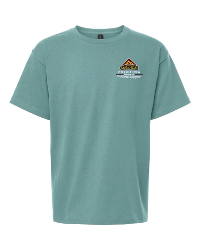 Variant Image for 5000B - Gildan Heavy Cotton™ Youth T-Shirt - LMP - 3 Color - Maroon,White,Gold - Website Little Mountain Printing