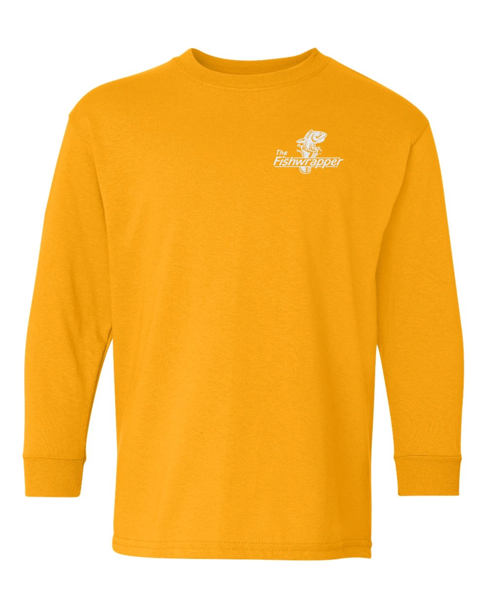 Variant Image for 5400B- Gildan Heavy Cotton™ Youth Long Sleeve T-Shirt - FW - 1 Color White - Website Little Mountain Printing