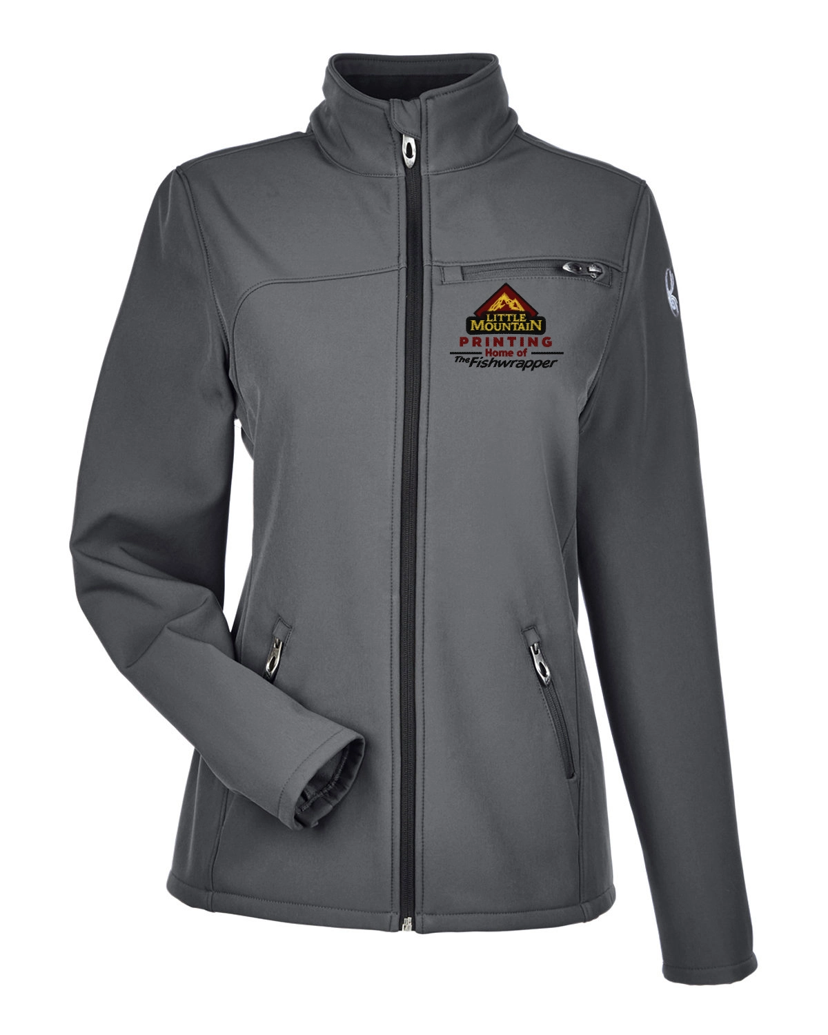 Variant Image for 187337  - Spyder Ladies' Transport Soft Shell Jacket - LMP - 3 Color - Maroon,Black,Gold - Website Little Mountain Printing