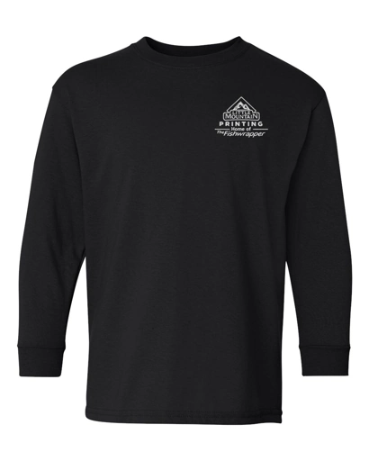 Variant Image for 5400B- Gildan Heavy Cotton™ Youth Long Sleeve T-Shirt - LMP - 1 Color - White - Website Little Mountain Printing