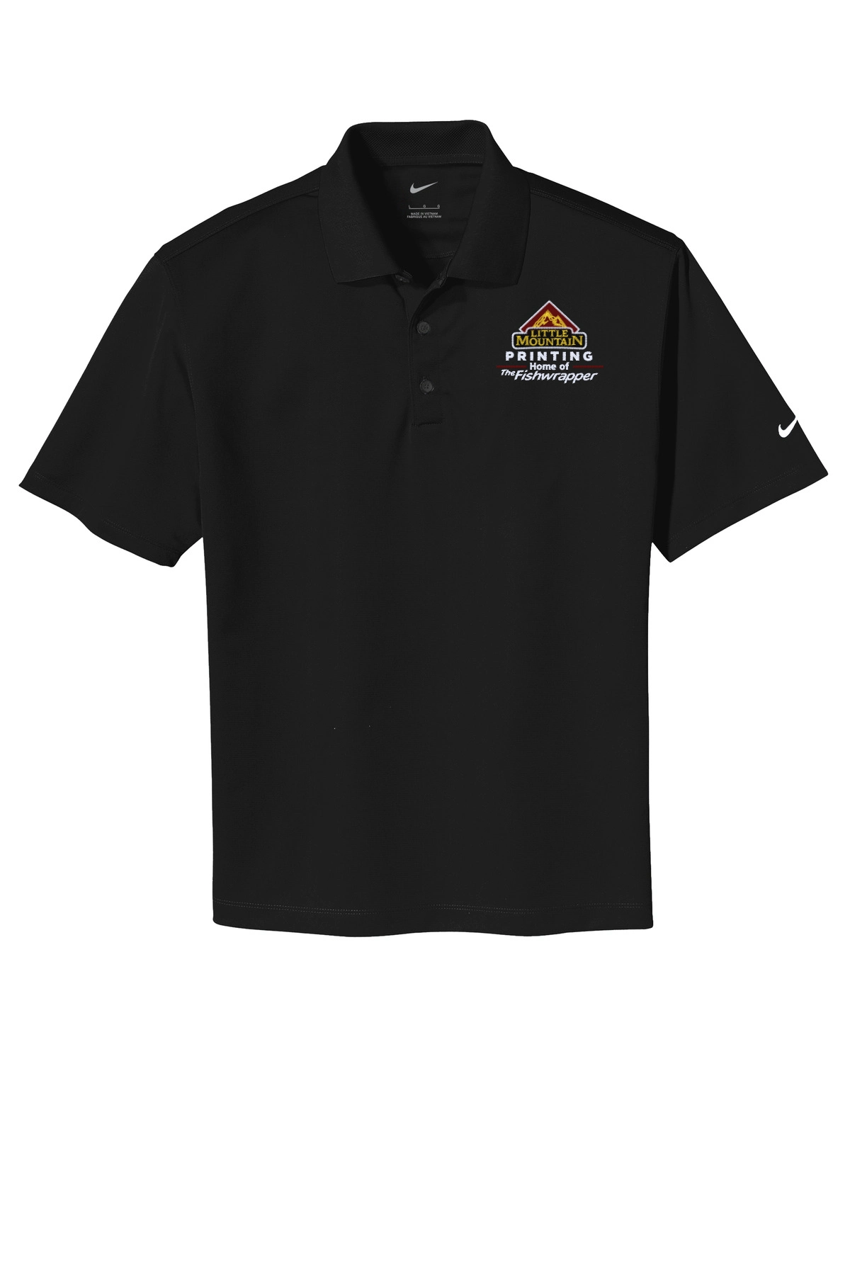 Variant Image for 203690 - Nike Tech Basic Dri-FIT Polo. - LMP - 3 Color - Maroon,White,Gold - Website Little Mountain Printing