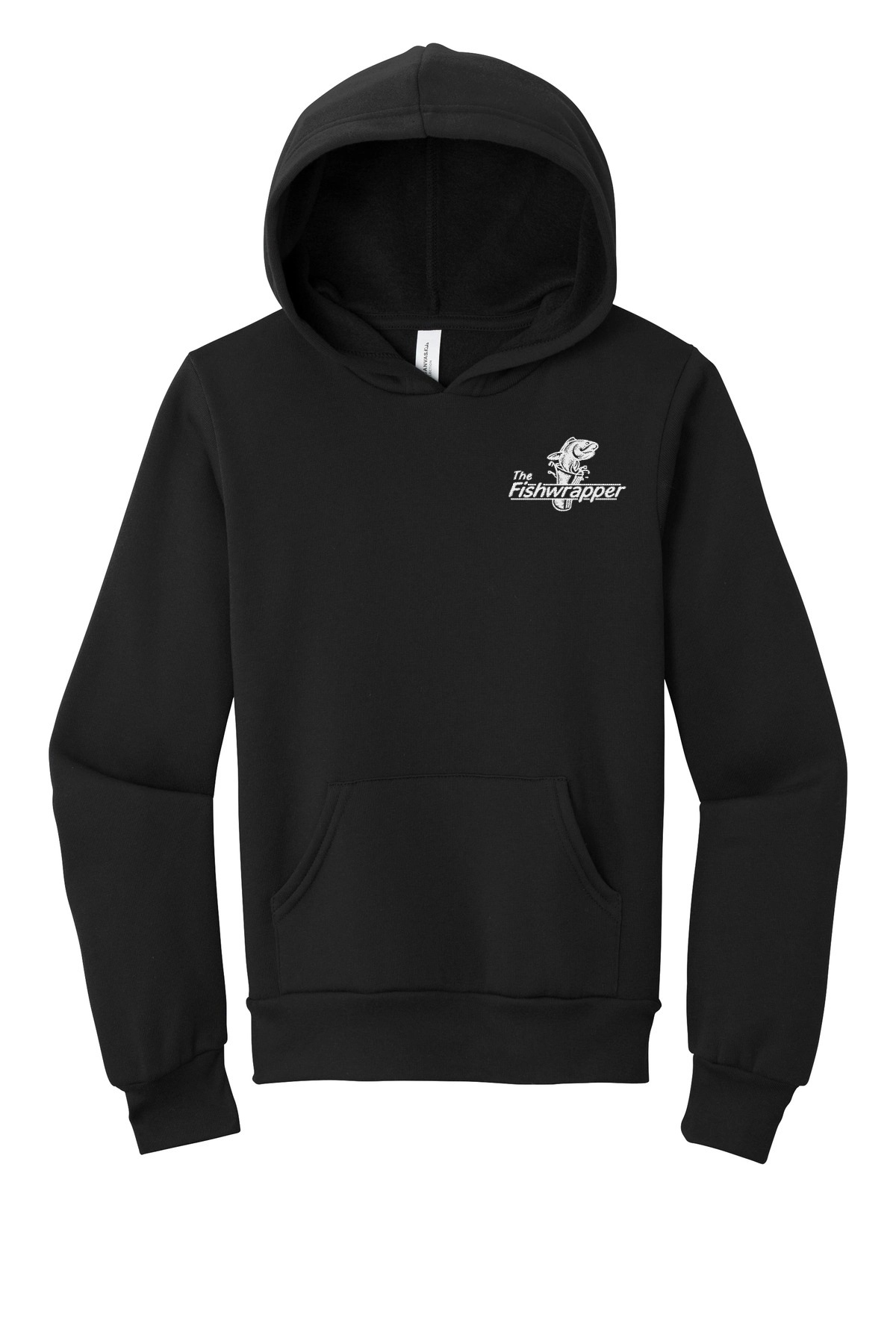 Variant Image for BC3719Y - BELLA+CANVAS ® Youth Sponge Fleece Pullover Hoodie - FW - 1 Color White - Website Little Mountain Printing