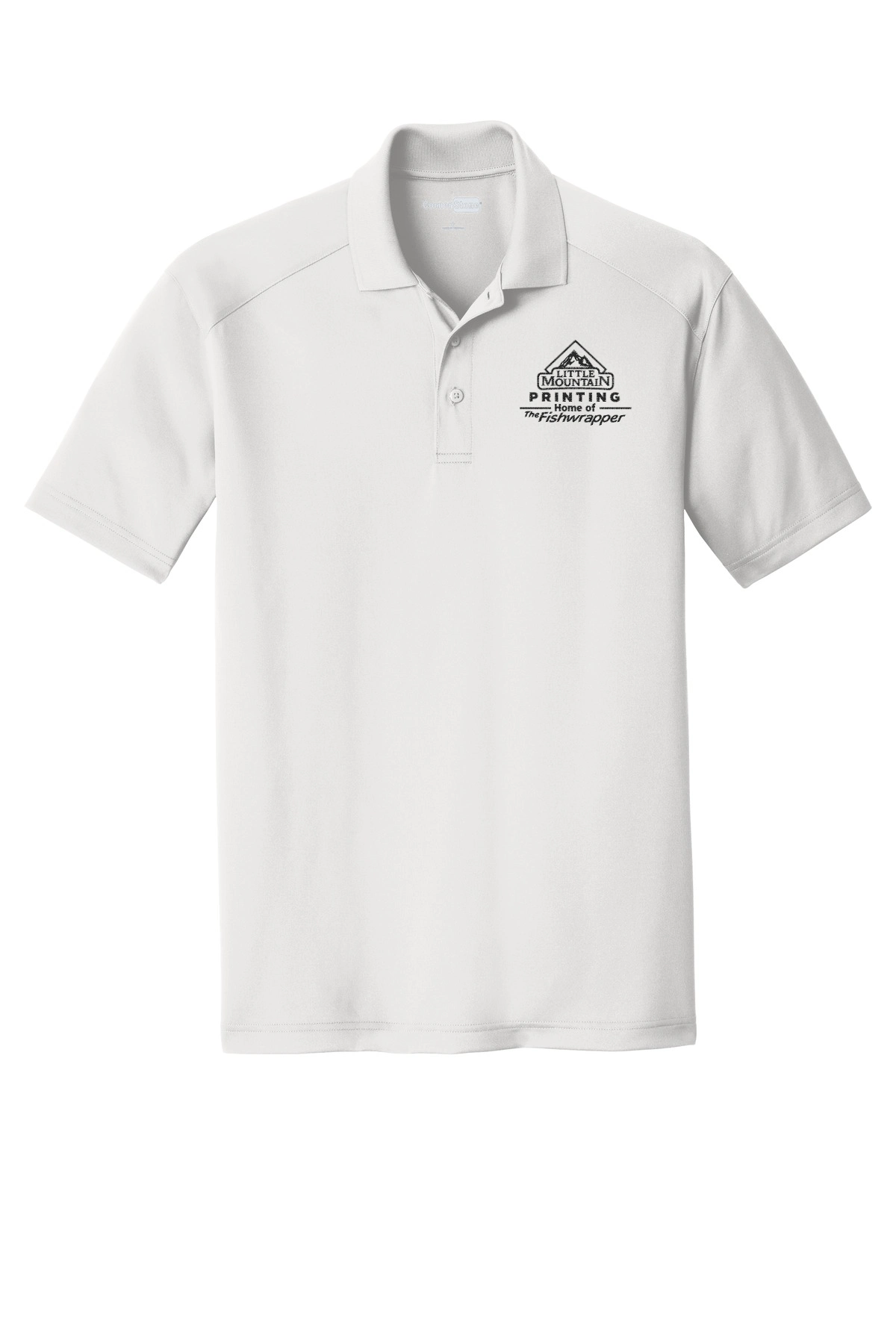 Variant Image for CS418 - CornerStone® Select Lightweight Snag-Proof Polo - LMP - 1 Color - Black - Website Little Mountain Printing