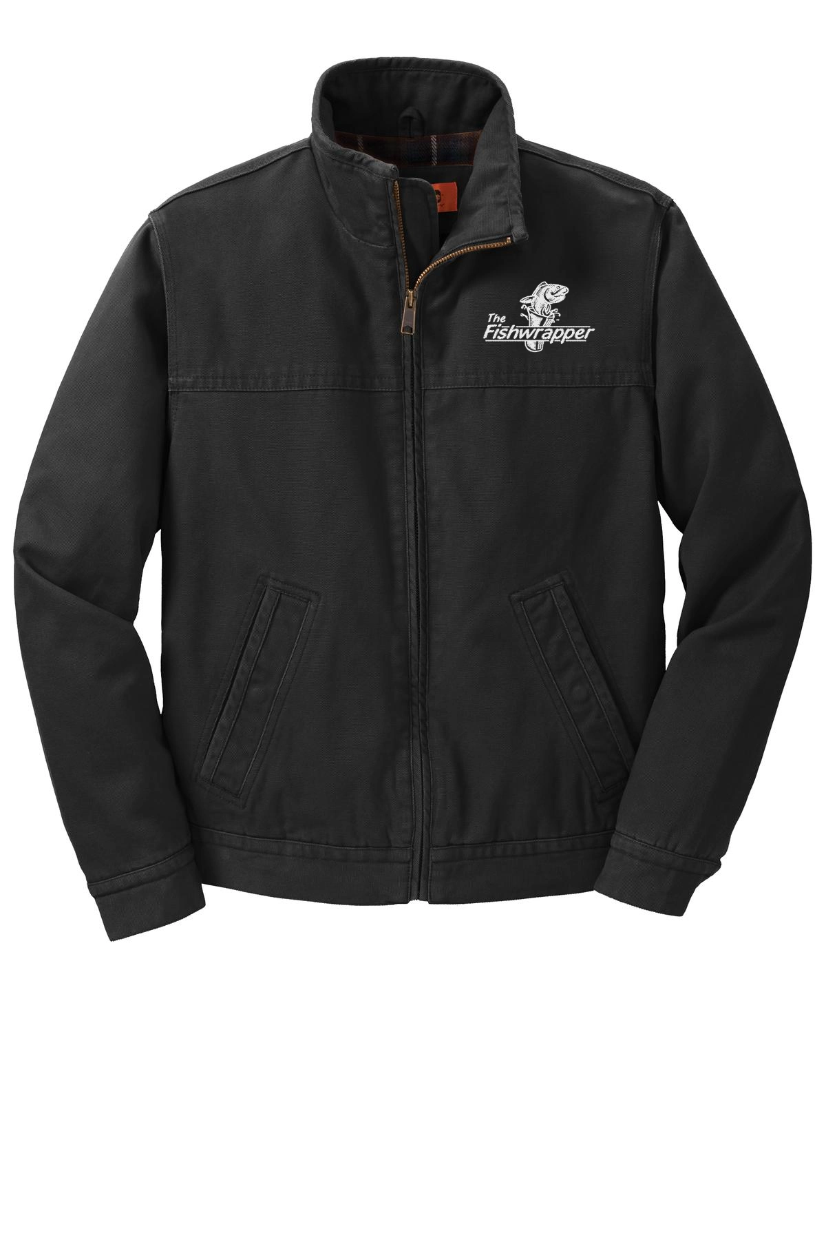 Variant Image for CSJ40  - CornerStone® Washed Duck Cloth Flannel-Lined Work Jacket - FW - 1 Color White - Website Little Mountain Printing