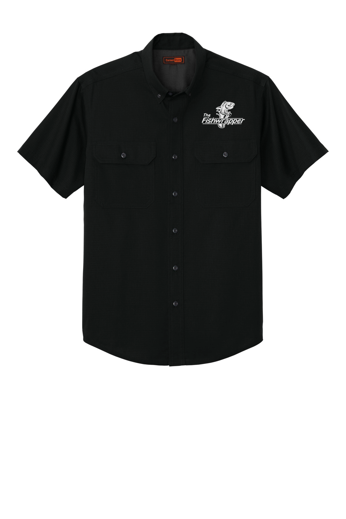 Variant Image for CSW175  - CornerStone® Short Sleeve Select Ripstop Shirt - FW - 1 Color White - Website Little Mountain Printing