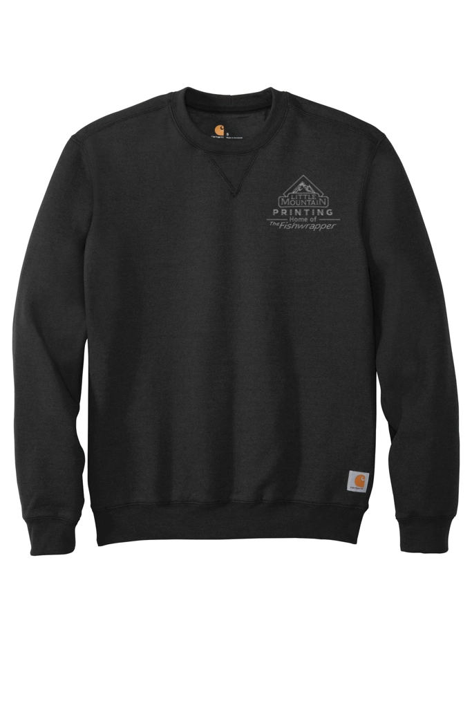 Variant Image for CTK124 - Carhartt ® Midweight Crewneck Sweatshirt - LMP - 1 Color - Two Tone - Website Little Mountain Printing