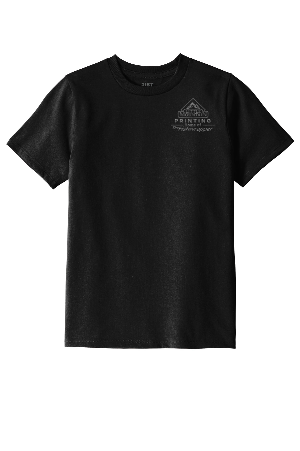 Variant Image for DT8000Y - District ® Youth Re-Tee ® - LMP - 1 Color - Two Tone - Website Little Mountain Printing