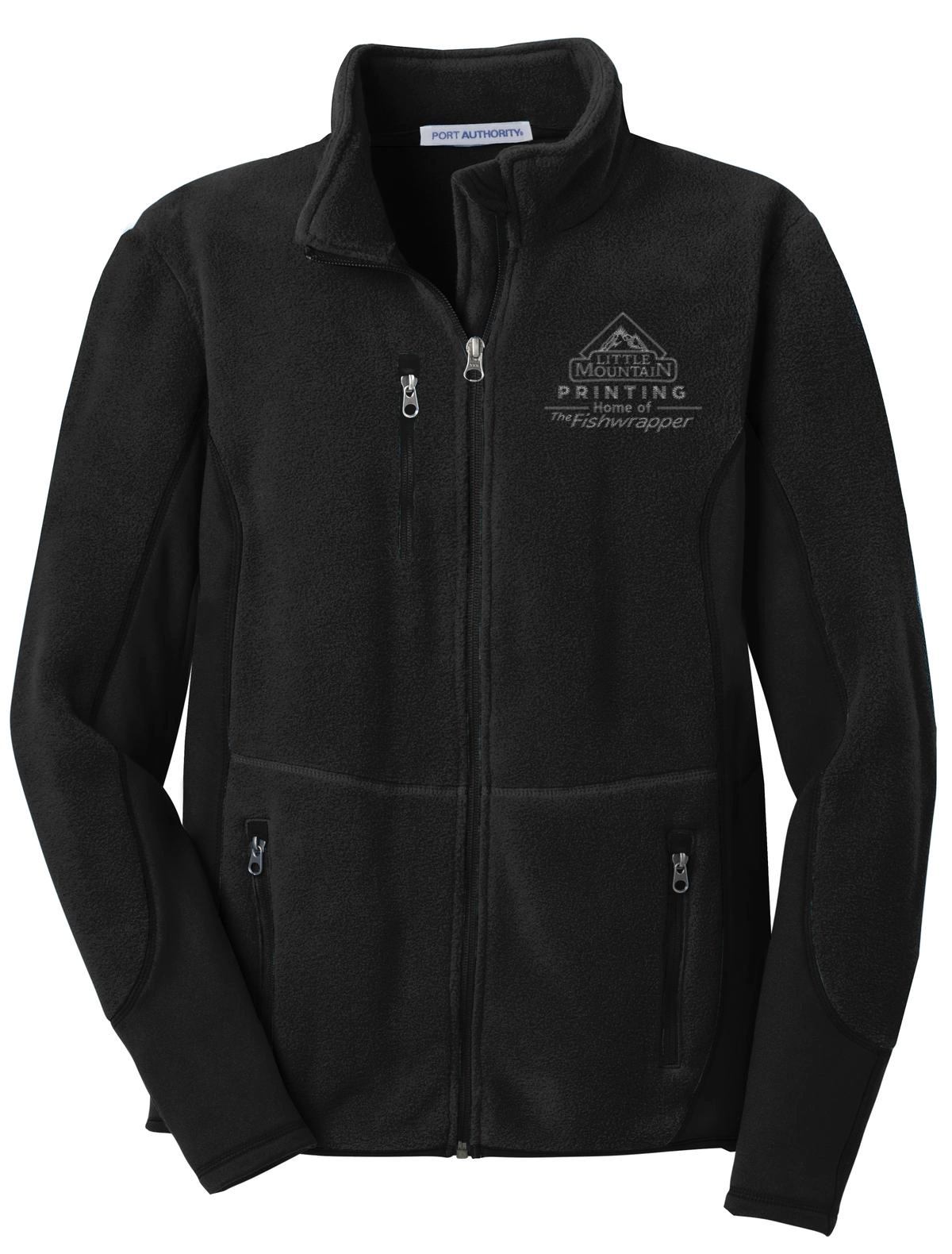 Variant Image for F227 - Port Authority® R-Tek® Pro Fleece Full-Zip Jacket - LMP - 1 Color - Two Tone - Website Little Mountain Printing