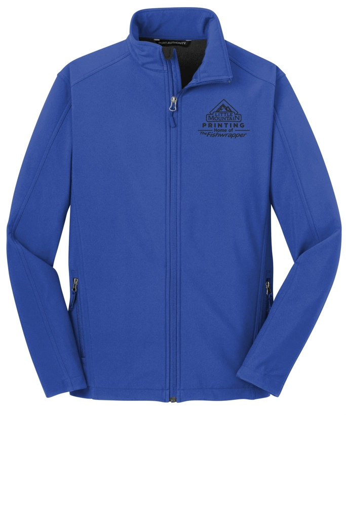 Variant Image for J317 - Port Authority® Core Soft Shell Jacket - LMP - 1 Color - Black - Website Little Mountain Printing