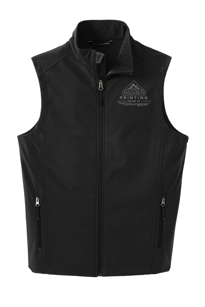 Variant Image for J325 - Port Authority® Core Soft Shell Vest. - LMP - 1 Color - Two Tone - Website Little Mountain Printing