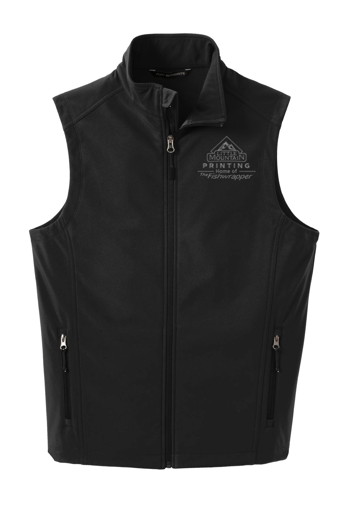 Variant Image for J325 - Port Authority® Core Soft Shell Vest. - LMP - 1 Color - Two Tone - Website Little Mountain Printing