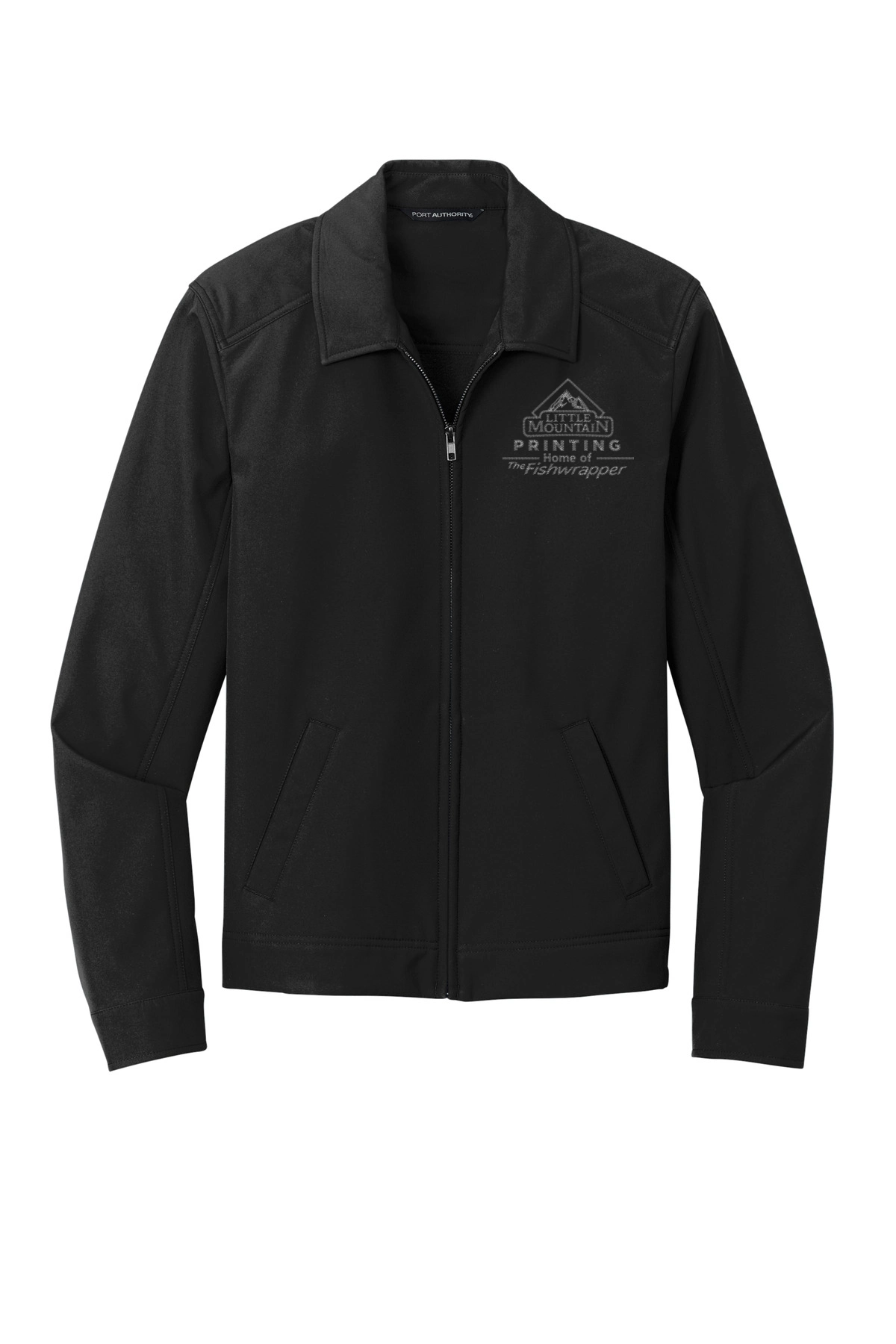 Variant Image for J417 - Port Authority® Mechanic Soft Shell Jacket - LMP - 1 Color - Two Tone - Website Little Mountain Printing