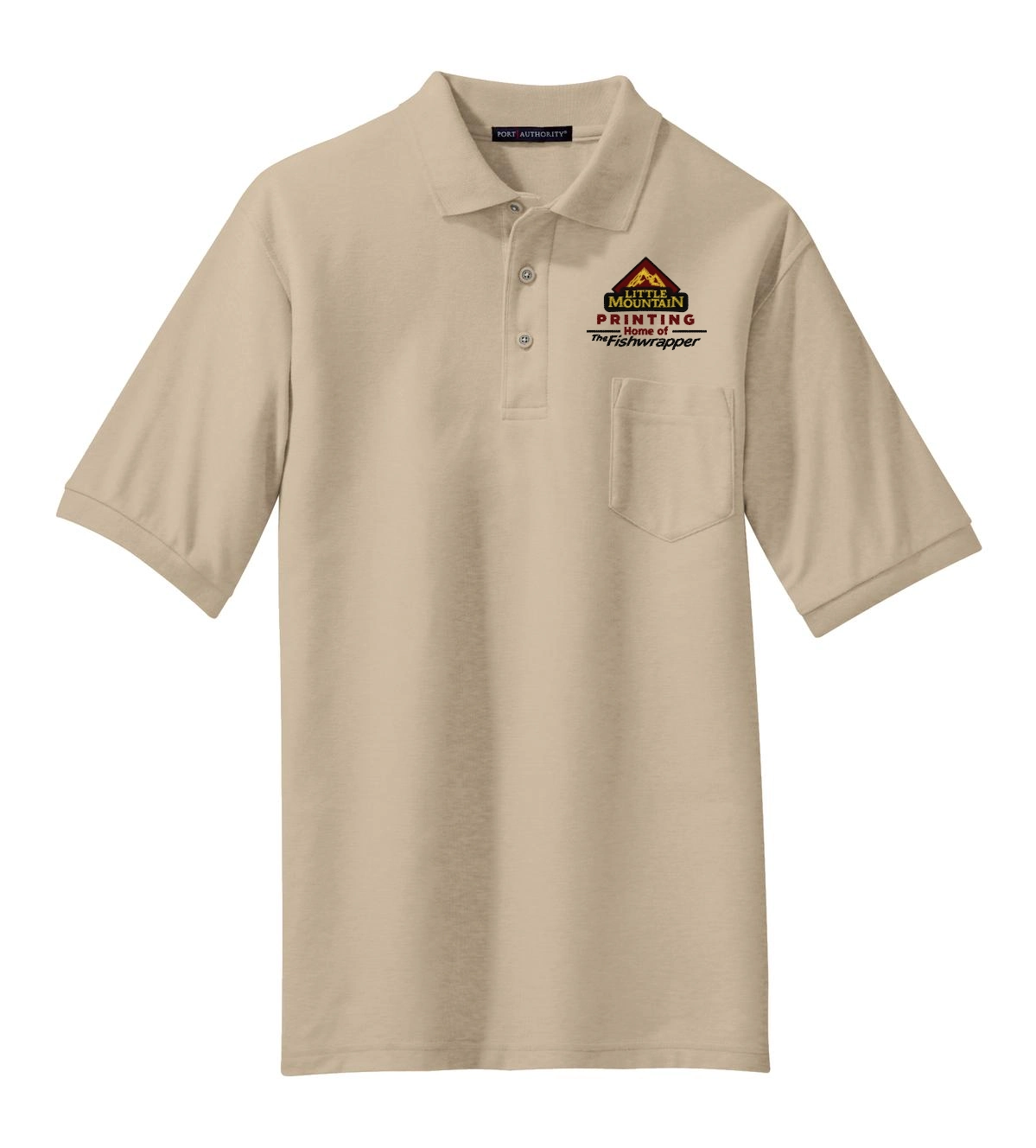 Variant Image for K500P - Port Authority® Silk Touch™ Polo with Pocket - LMP - 3 Color - Maroon,Black,Gold - Website Little Mountain Printing