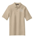 Variant Image for K500P - Port Authority® Silk Touch™ Polo with Pocket - LMP - 1 Color - White - Website Little Mountain Printing