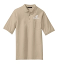 Variant Image for K500P - Port Authority® Silk Touch™ Polo with Pocket - FW - 1 Color White - Website Little Mountain Printing