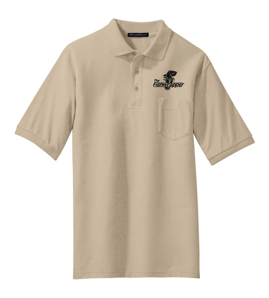 Variant Image for K500P - Port Authority® Silk Touch™ Polo with Pocket - FW - 1 Color Black - Website Little Mountain Printing