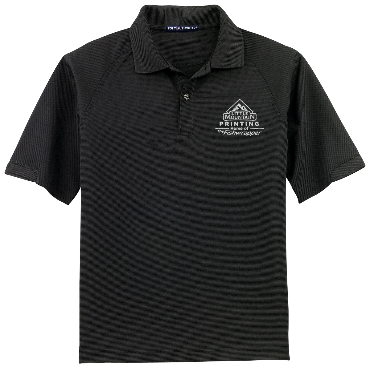 Variant Image for K525 - Port Authority® Dry Zone® Ottoman Polo. - LMP - 1 Color - White - Website Little Mountain Printing