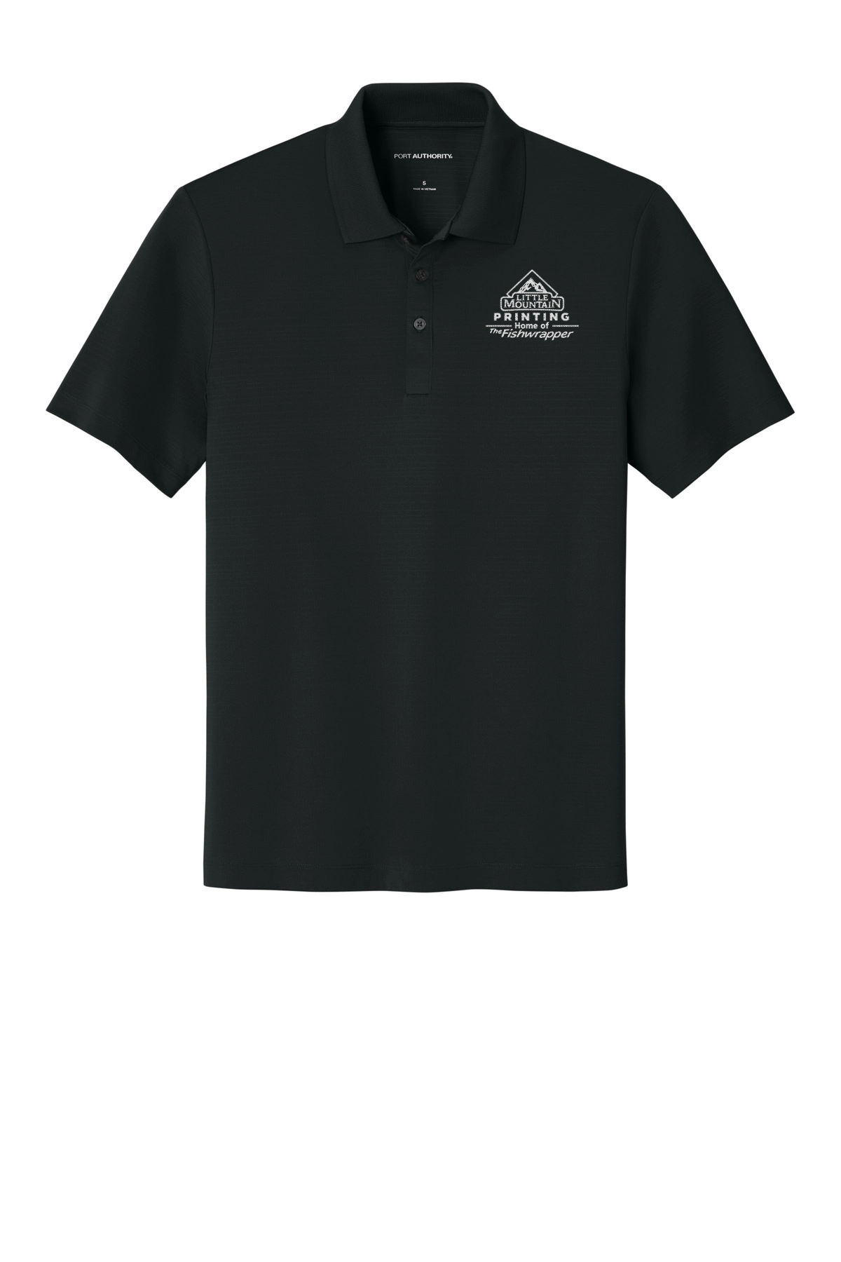 Variant Image for K587 - Port Authority ® Eclipse Stretch Polo. - LMP - 1 Color - White - Website Little Mountain Printing