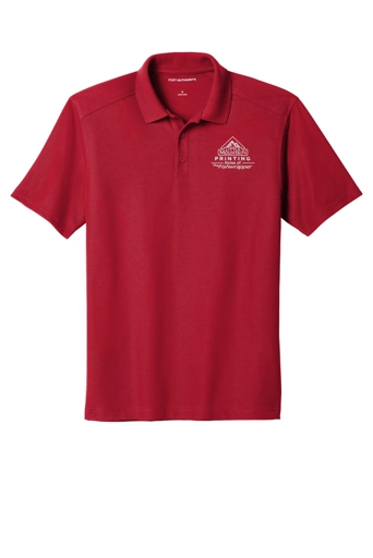 Variant Image for K600 - Port Authority ® EZPerformance ™ Pique Polo. - LMP - 1 Color - White - Website Little Mountain Printing